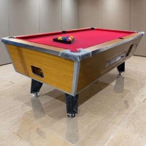 Classic Oak & Red Tournament Table